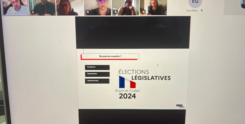 Un atelier gratuit pour couvrir les élections législatives proposé en visio par l’ESJ Pro