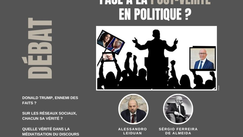 Débat « Quel journalisme face à la post-vérité en politique ? » organisé par des étudiants en master