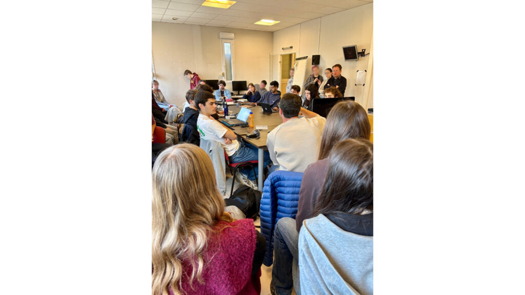 Conférence de rédaction avec des alternants de l'ESJ PRO