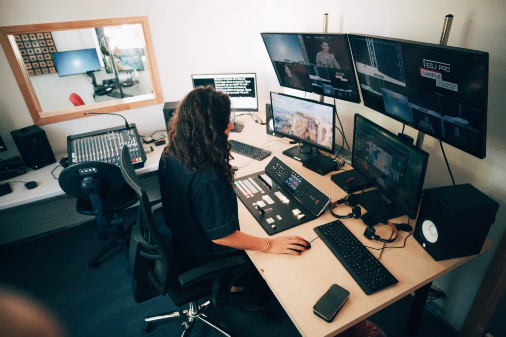 Nouveau studio technique à l'école supérieur de journalisme de Montpellier